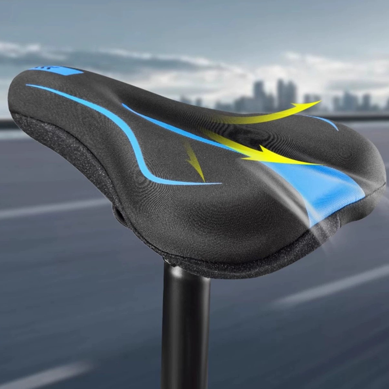 Hoogelastische siliconen fietszadelhoes