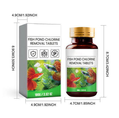 Koop 2 krijg 1 gratis💰💰Vijvers Aquariums Chloorverwijdering Tabletten📢📢Laatste 3 uur: Grote uitverkoop ⌛⌛