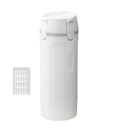 4-in-1 hervulbare reisflessen met dispenser
