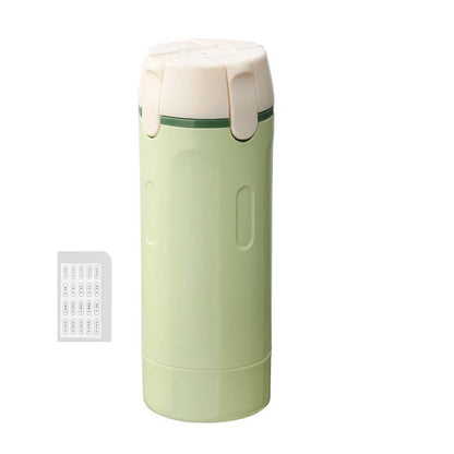 4-in-1 hervulbare reisflessen met dispenser