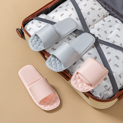 🛁 Opvouwbare Antislip Wegwerp-Doucheslippers – EVA-Materiaal, Comfortabel & Hygiënisch Voor Reizen/Thuis!