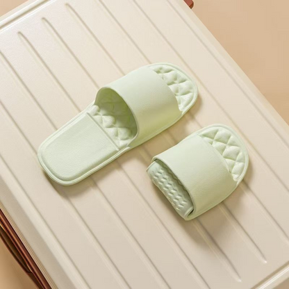 🛁 Opvouwbare Antislip Wegwerp-Doucheslippers – EVA-Materiaal, Comfortabel & Hygiënisch Voor Reizen/Thuis!