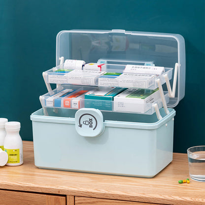 Grote medicijnkast voor huishoudelijk gebruik met meerdere niveaus