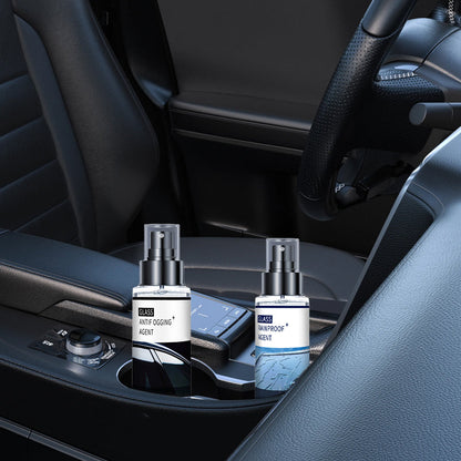 Anti-condensspray en regenafstotend middel voor auto's