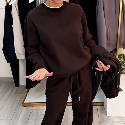 🔥2025 Beperkte tijd 50% korting🔥Damesmode Ronde Hals Tops ＆ Broek 2-Delige Set