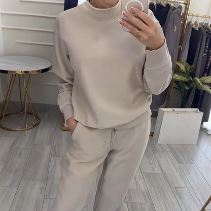 🔥2025 Beperkte tijd 50% korting🔥Damesmode Ronde Hals Tops ＆ Broek 2-Delige Set