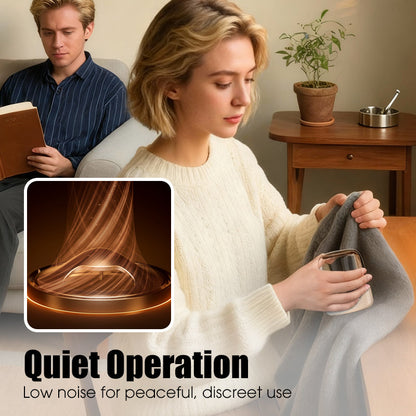 Draagbare oplaadbare stofschaaf - 3 snelheidsinstellingen met LED-lampje voor het onderhoud van truien en bekleding 🔋✨