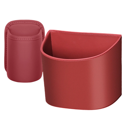 Universal Leather Car Door Cup Holder