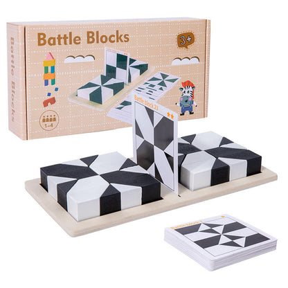 🌲Kerstspecial🌲Puzzel met verborgen bouwstenen - Speelgoed om het ruimtelijk inzicht van kinderen te ontwikkelen - Interactief bordspel voor ouders en kinderen