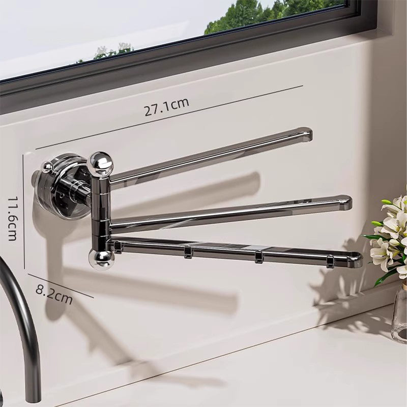 180° draaibare zuignap handdoekhouder