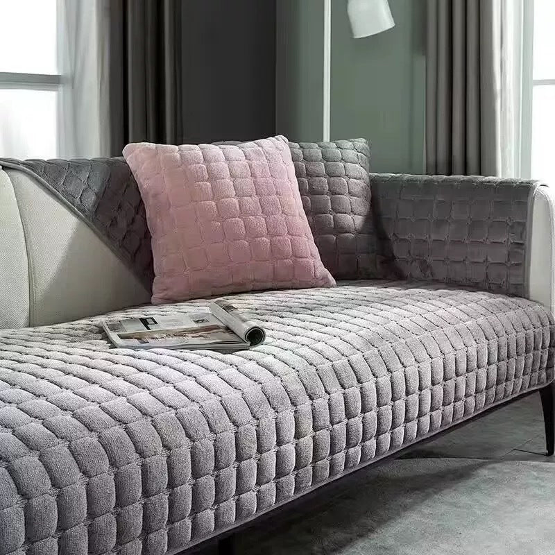 ⏳ Tijdelijke aanbieding: 50% korting⏰ Winterhoes voor de bank: dik, zacht en antislip🛋️