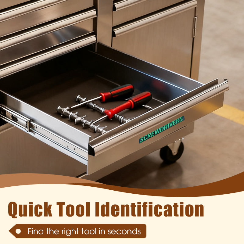 3D Printed Magnetic Toolbox Drawer Labels