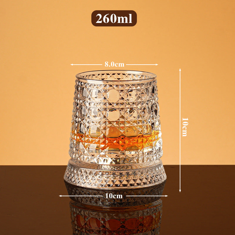 💎 50% KORTING ✨ 360° Draaibaar Luxe Whiskyglas