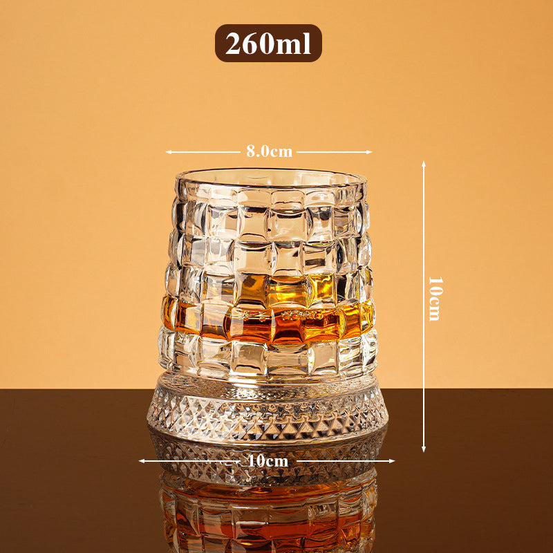 💎 50% KORTING ✨ 360° Draaibaar Luxe Whiskyglas