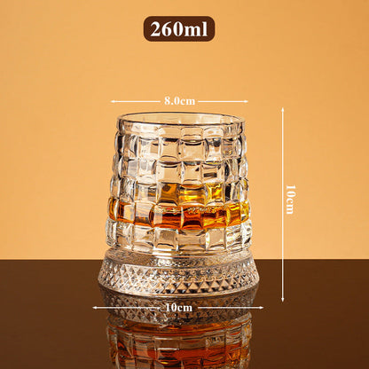 🥛💎Nieuwjaarsaanbieding 53% korting! ✨🔥 360° draaibaar whiskyglas