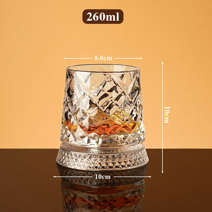 💎 50% KORTING ✨ 360° Draaibaar Luxe Whiskyglas