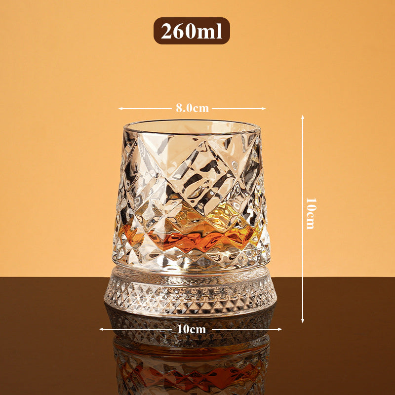 🥛💎Nieuwjaarsaanbieding 53% korting! ✨🔥 360° draaibaar whiskyglas