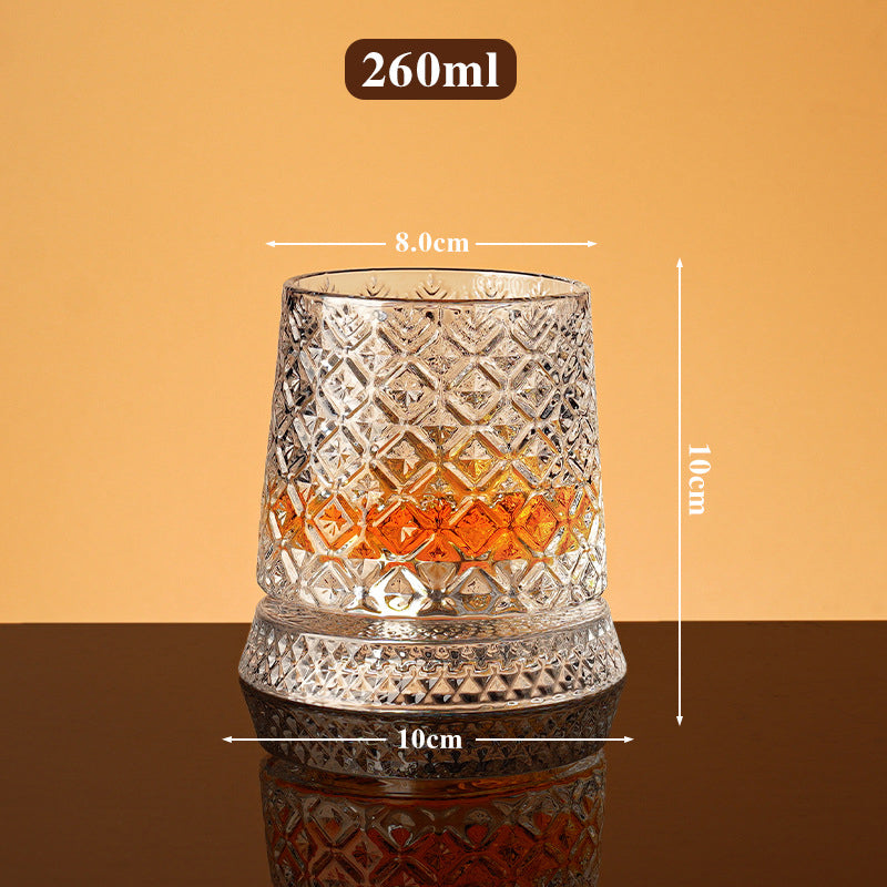 💎 50% KORTING ✨ 360° Draaibaar Luxe Whiskyglas