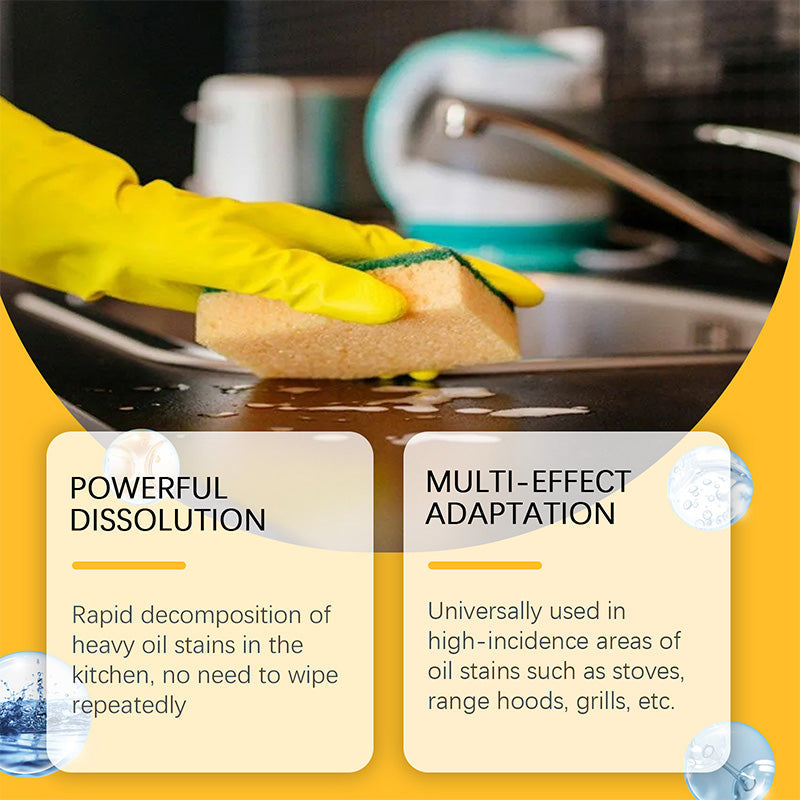 Krachtige ontvettende reinigingsspray voor de keuken