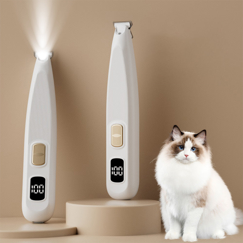 ✂️💡 50% KORTING! LED-licht zo fel dat je élke klit ziet aankomen! Deze stille trimmer scheert je hond of kat zonder dat ze doorhebben dat ze naar de kapper zijn geweest – geen paniek, geen verzet, alleen een gladde vacht!