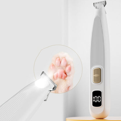 ✂️💡 50% KORTING! LED-licht zo fel dat je élke klit ziet aankomen! Deze stille trimmer scheert je hond of kat zonder dat ze doorhebben dat ze naar de kapper zijn geweest – geen paniek, geen verzet, alleen een gladde vacht!