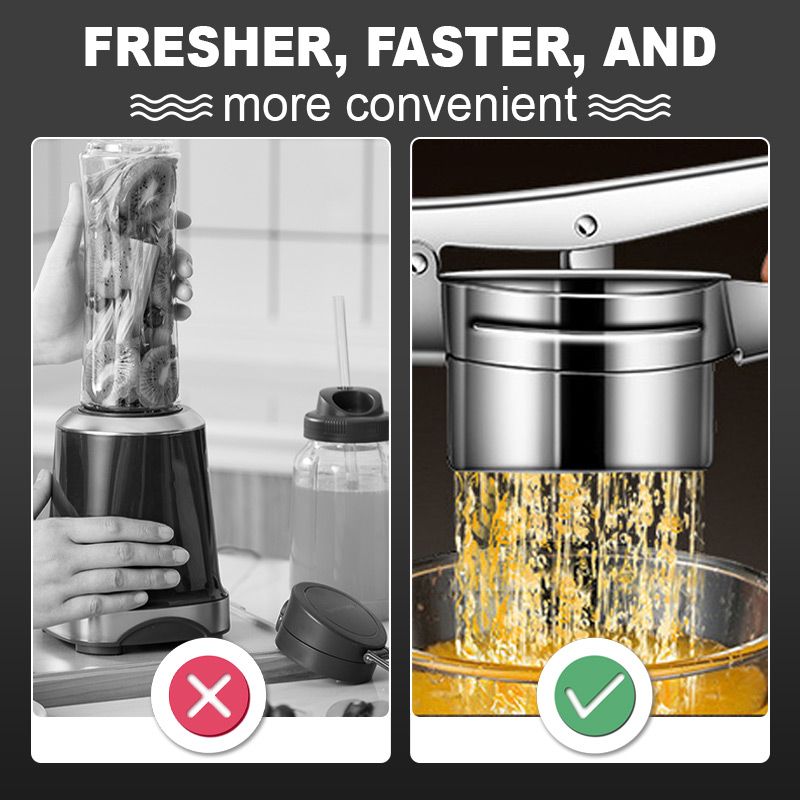 AEX Multifunctionele roestvrijstalen aardappel-, sap- en voedselpers