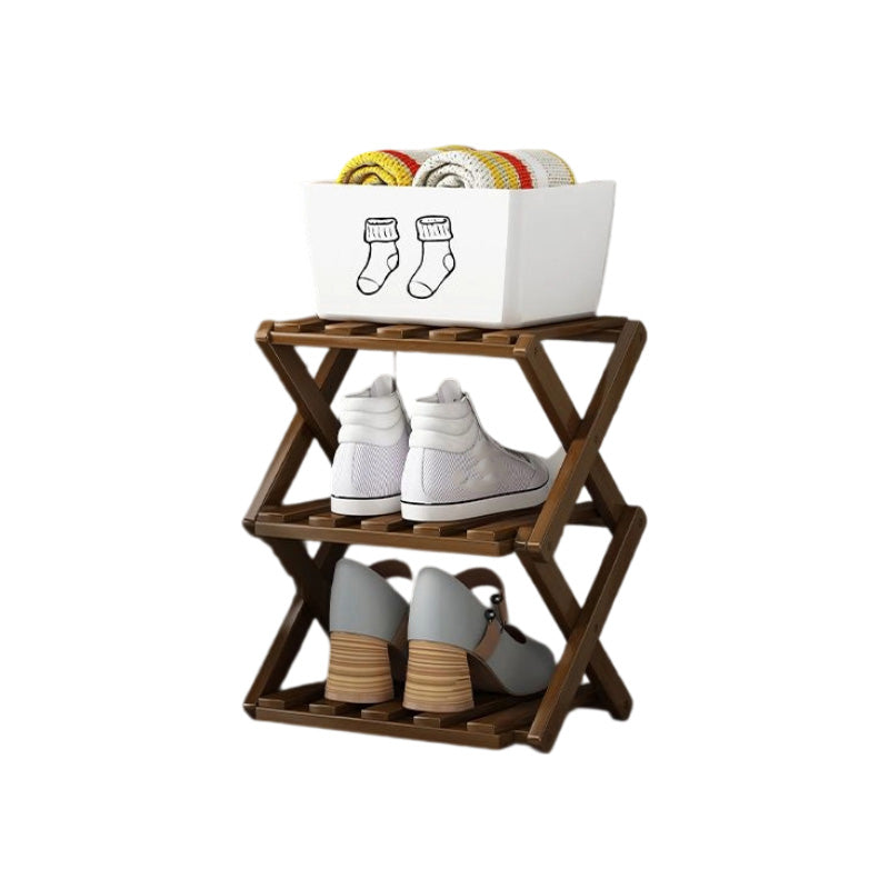 🌞Fris De Lente In Met 50% Korting!👟Duurzaam Opvouwbaar Bamboe Schoenenrek – Meerdere Lagen & Ruimtebesparend!
