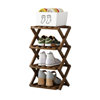 🌞Fris De Lente In Met 50% Korting!👟Duurzaam Opvouwbaar Bamboe Schoenenrek – Meerdere Lagen & Ruimtebesparend!