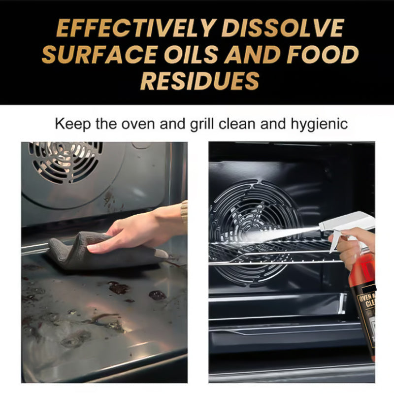 🧼Krachtige Oven- & Grillreinigingsspray: Effortloos Vet & Voedselresten Verwijderen – Zonder Hard Schrobben!