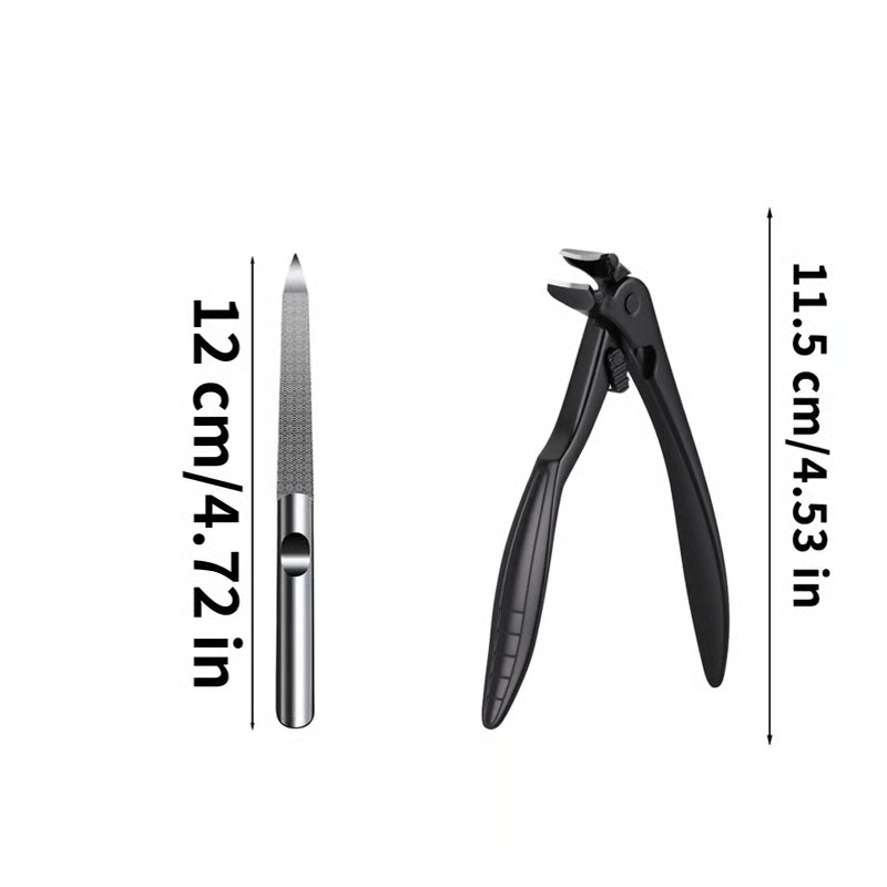 ✂️ Perfect gebogen ontwerp | Nagelknipper van roestvrij staal | Comfortabele grip voor senioren ✨