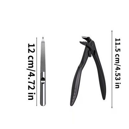 ✂️ Perfect gebogen ontwerp | Nagelknipper van roestvrij staal | Comfortabele grip voor senioren ✨