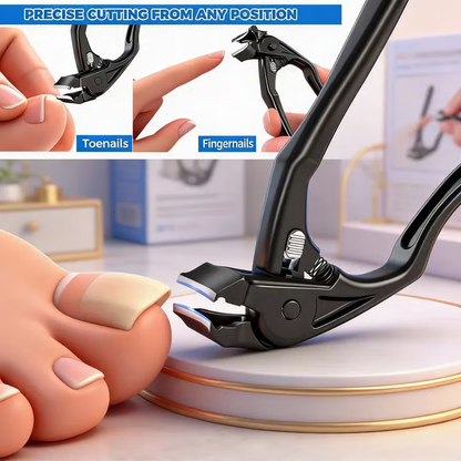 ✂️ Perfect gebogen ontwerp | Nagelknipper van roestvrij staal | Comfortabele grip voor senioren ✨