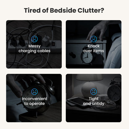 💘Tijdelijke Aanbieding: 50% Korting! 🔋6-in-1 Draadloos Laadstation 25W – Klok, Wekker, Bluetooth Speaker & Nachtlampje | All-in-One Nachtkastje!