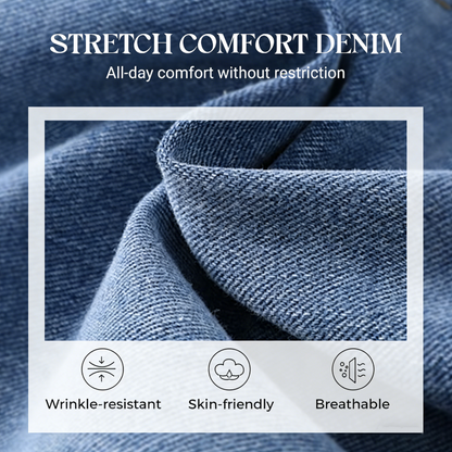 🔥Hoge Taille Jeans met Wijde Pijpen – Comfortabel & Trendy👖