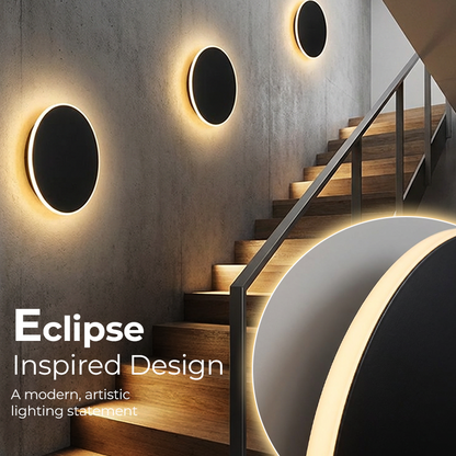 🌞Fris De Lente In Met 50% Korting!Eclips LED Wandlamp met Touch Control | Moderne Dimbare Sfeerverlichting | 3 Lichtkleuren