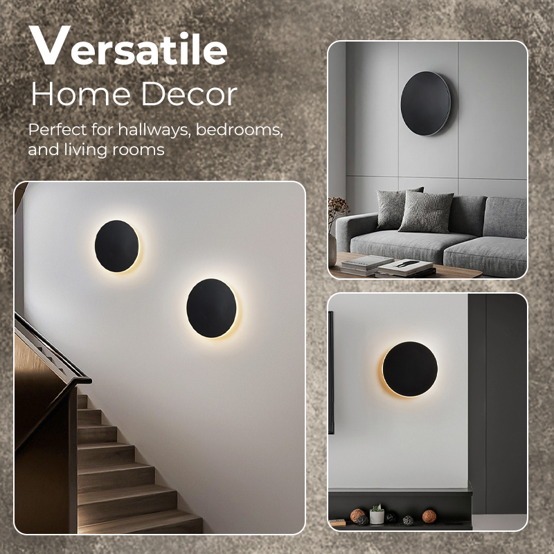 🌞Fris De Lente In Met 50% Korting!Eclips LED Wandlamp met Touch Control | Moderne Dimbare Sfeerverlichting | 3 Lichtkleuren