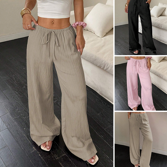 👖 58% Korting – Dames Wijde Pijpen Broek | Flatterend, Comfortabel & Makkelijk te Combineren