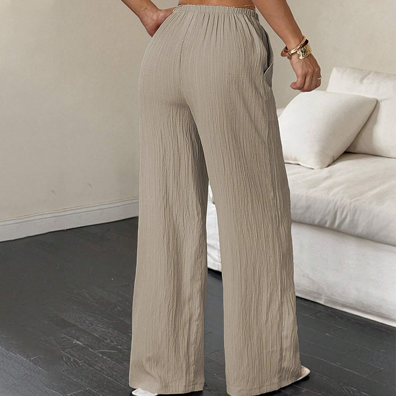 👖 58% Korting – Dames Wijde Pijpen Broek | Flatterend, Comfortabel & Makkelijk te Combineren