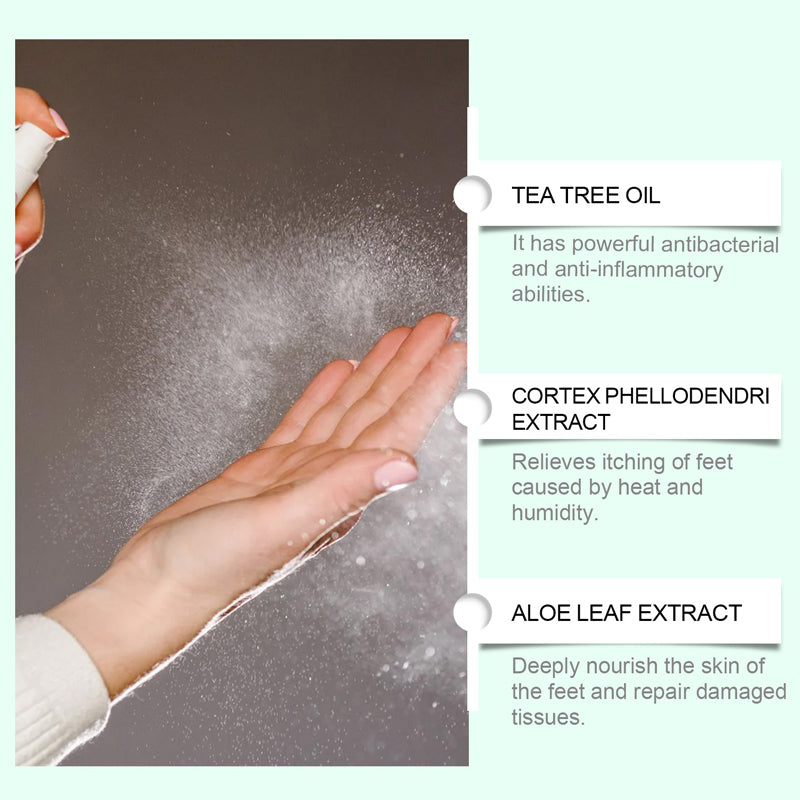 Antimicrobial Foot Sanitizer with Tea Tree Oil