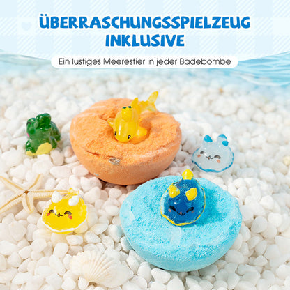 🛁Badbommen met oceaan-thema | 60 g * 12 stuks, schuimend badplezier & leuk cadeau-idee ✨