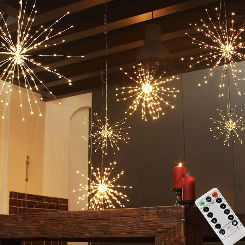 🔥Zolang de voorraad strekt, 62% korting!🎉 Solar vuurwerk lichtslingers voor in de tuin en op feestjes
