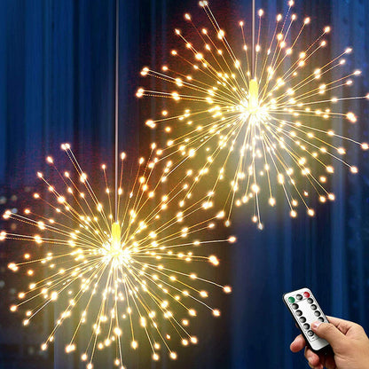 🔥Zolang de voorraad strekt, 62% korting!🎉 Solar vuurwerk lichtslingers voor in de tuin en op feestjes