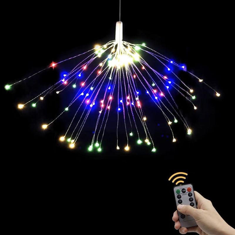 🔥Zolang de voorraad strekt, 62% korting!🎉 Solar vuurwerk lichtslingers voor in de tuin en op feestjes