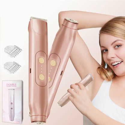 ✨ 2-in-1 Elektrische Scheerapparaat – Zacht & Effectief voor het Hele Lichaam! 🪒💖