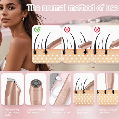 ✨ 2-in-1 Elektrische Scheerapparaat – Zacht & Effectief voor het Hele Lichaam! 🪒💖