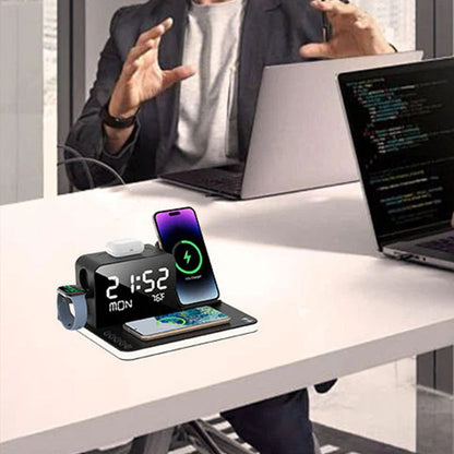 🔋50% KORTING ⚡ 7-in-1 Draadloos Laadstation – Eén Oplader voor Al je Apparaten