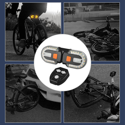 🚴 NU 50% KORTING! 🔦 Draadloos fietsachterlicht met afstandsbediening – automatische remsensor, meer dan 30 lichtstanden en USB-oplaadbaar ⚡