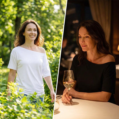 ☀️ Dames 2-Delige Zomerset met Blote Schouders 🎁 1+1 GRATIS – Luchtig, Comfortabel & Stijlvol