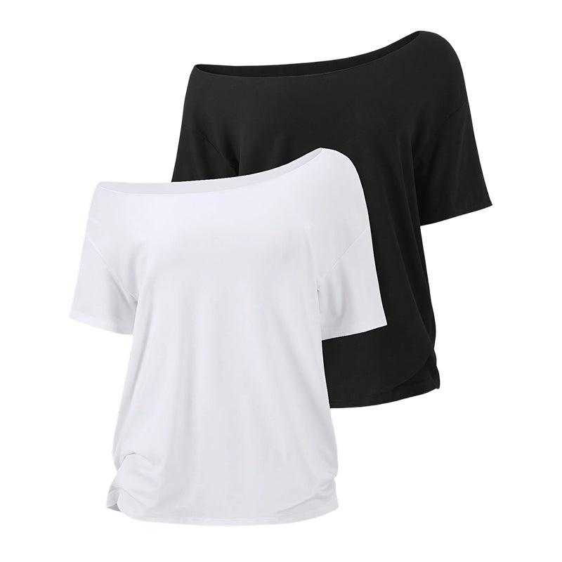 ☀️ Dames 2-Delige Zomerset met Blote Schouders 🎁 1+1 GRATIS – Luchtig, Comfortabel & Stijlvol