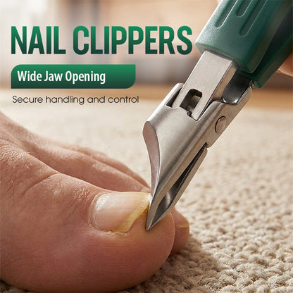 Nagelknipper met brede bek voor dikke nagels